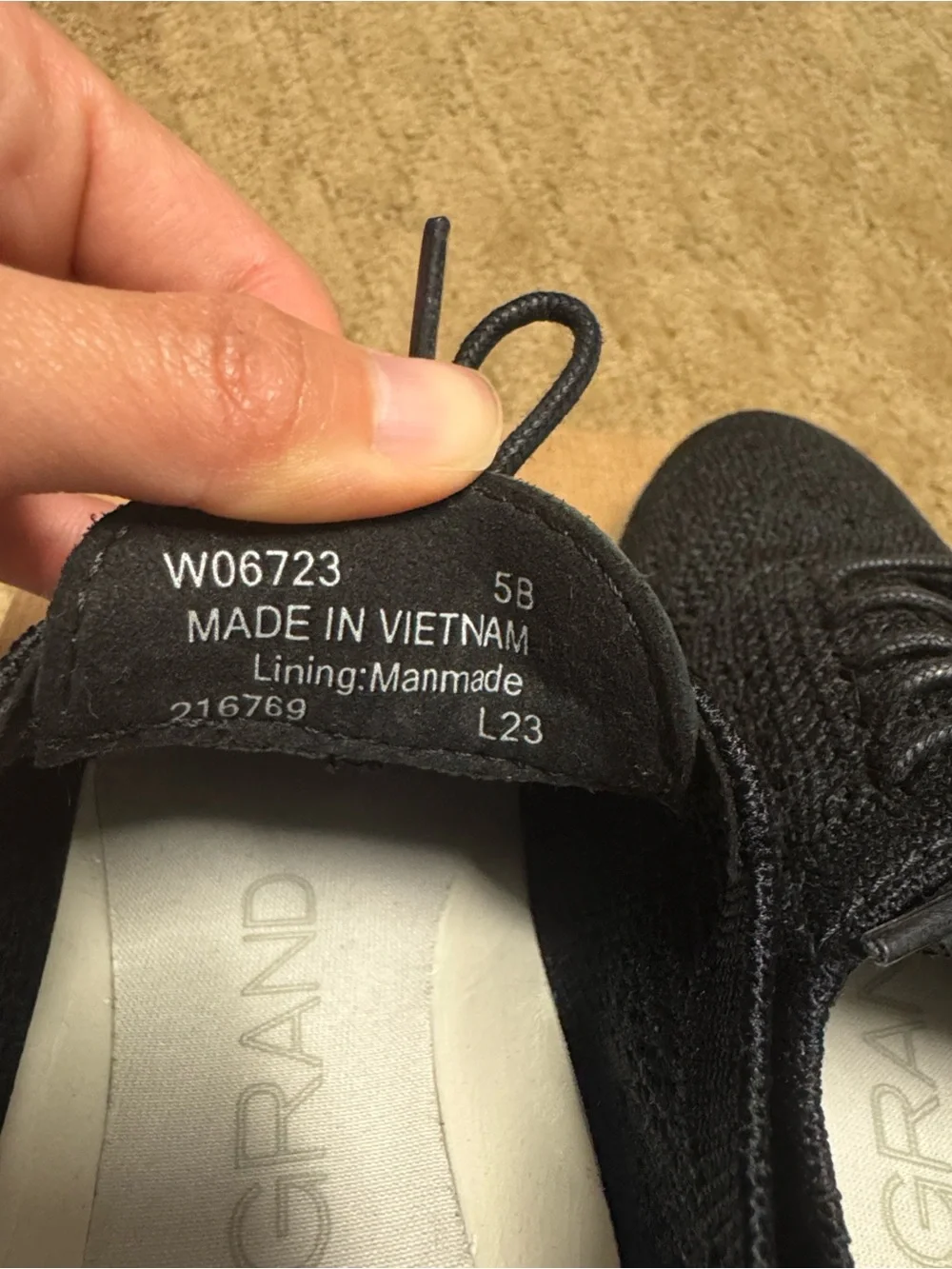 Cole Haan Women's Black Zerogrand Sneakers